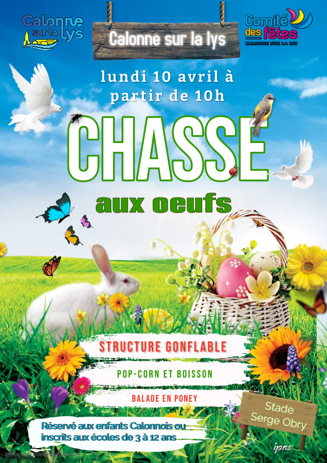 Chasse aux oeufs 2023
