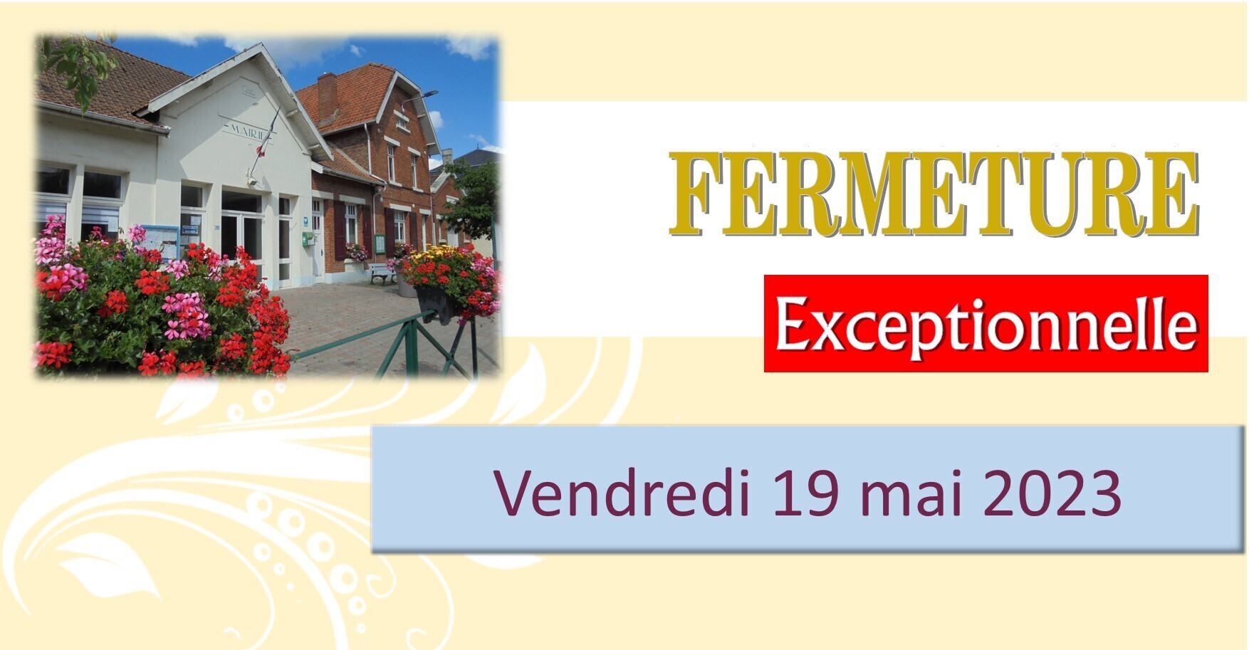 Fermeture Mairie