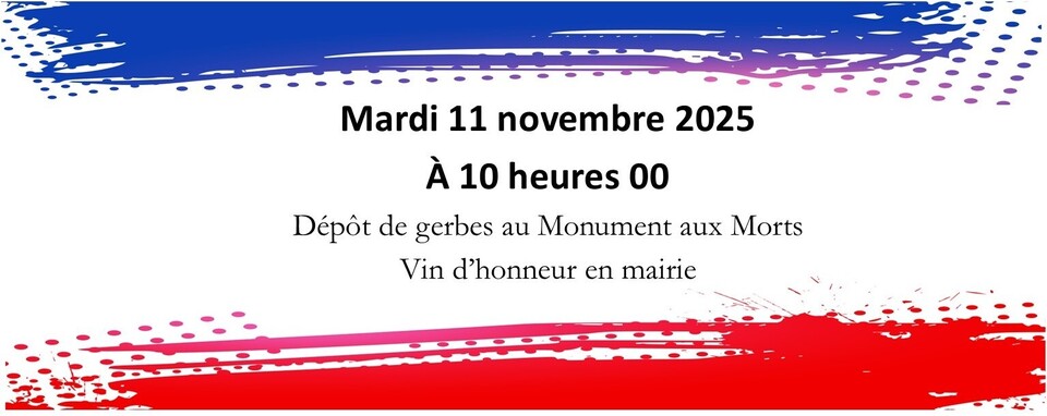 Cérémonie du 11 novembre