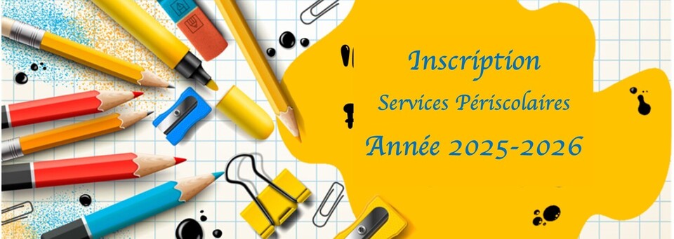 Inscription services périscolaires