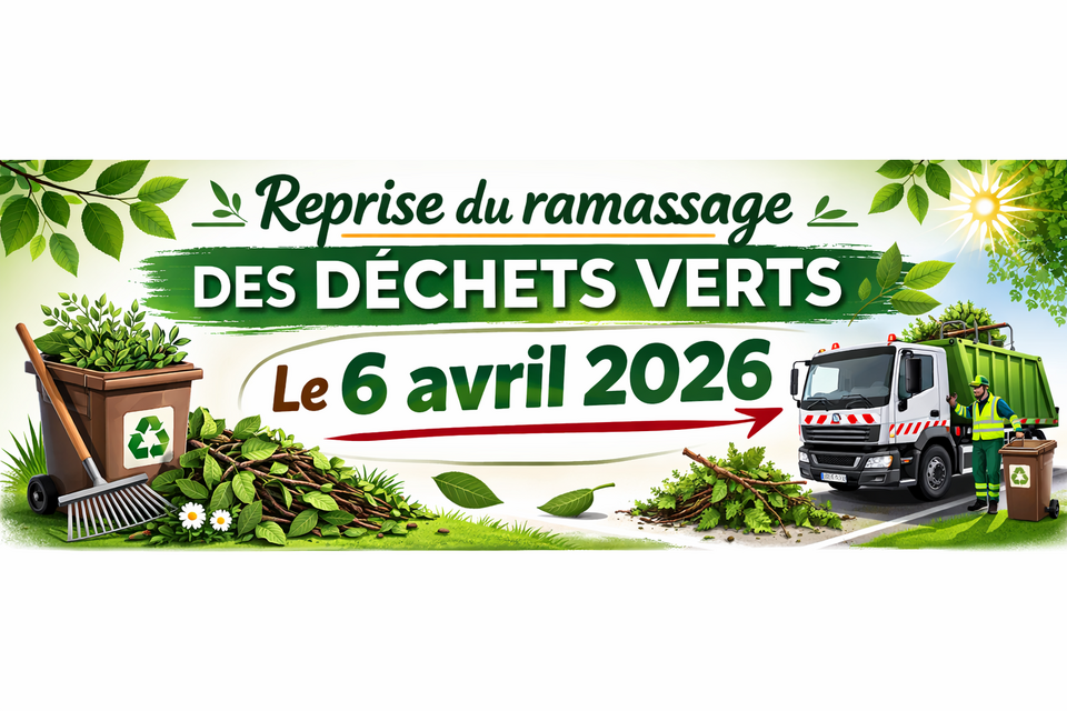Reprise ramassage déchets verts